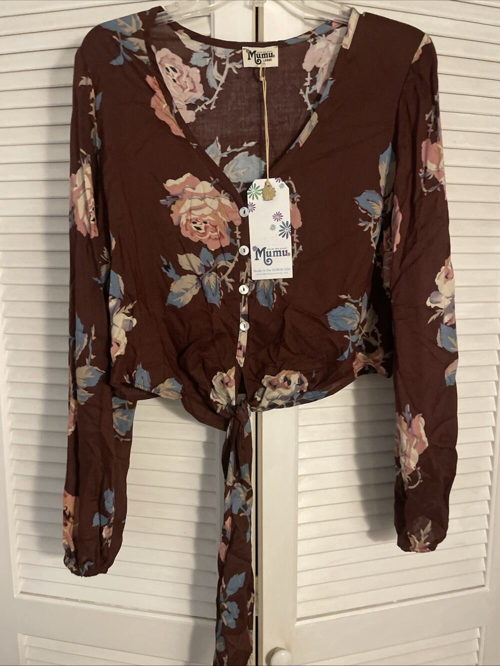 NWT Show Me Your Mumu Women's Blouse Top Size Large